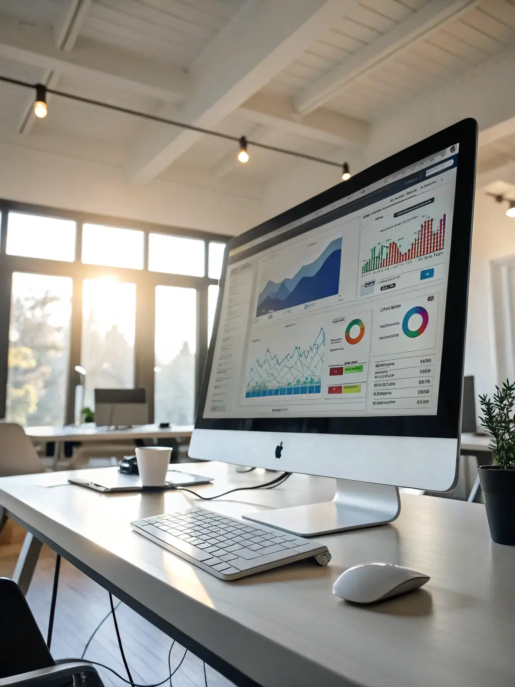 A dashboard displaying key performance indicators (KPIs) and business metrics, illustrating the power of internal business management systems.